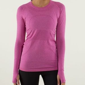 Lululemon | Run Swiftly Tech Long Sleeve Pink Sz 6